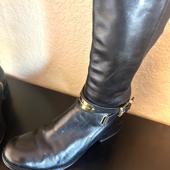 Michael Kors riding boots. Color: Black. Size: 7.  Worn maybe 2 times! - Picture 4 of 6